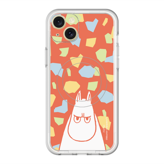 スリムプロテクションプレミアムケース with MagSafe［ MOOMIN - Angry face - color ］