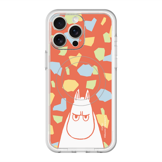 スリムプロテクションプレミアムケース with MagSafe［ MOOMIN - Angry face - color ］
