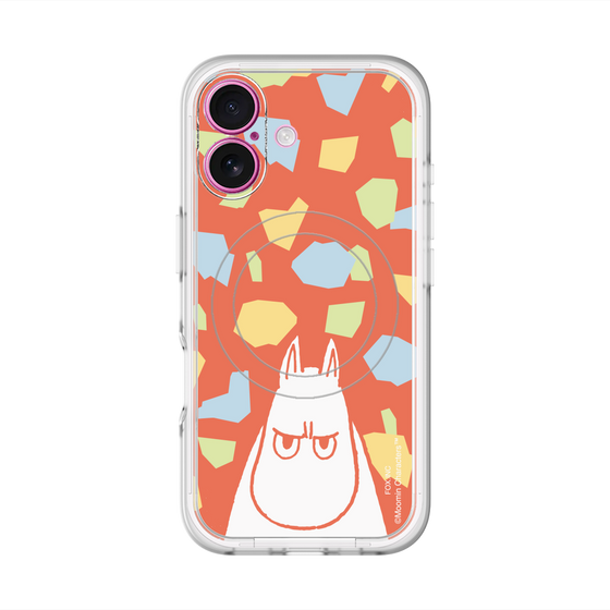 スリムプロテクションプレミアムケース with MagSafe［ MOOMIN - Angry face - color ］