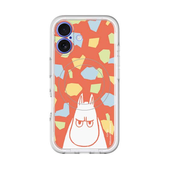 スリムプロテクションプレミアムケース with MagSafe［ MOOMIN - Angry face - color ］