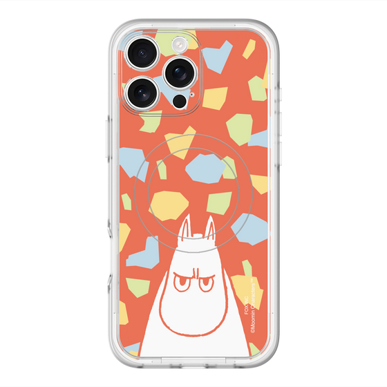 スリムプロテクションプレミアムケース with MagSafe［ MOOMIN - Angry face - color ］