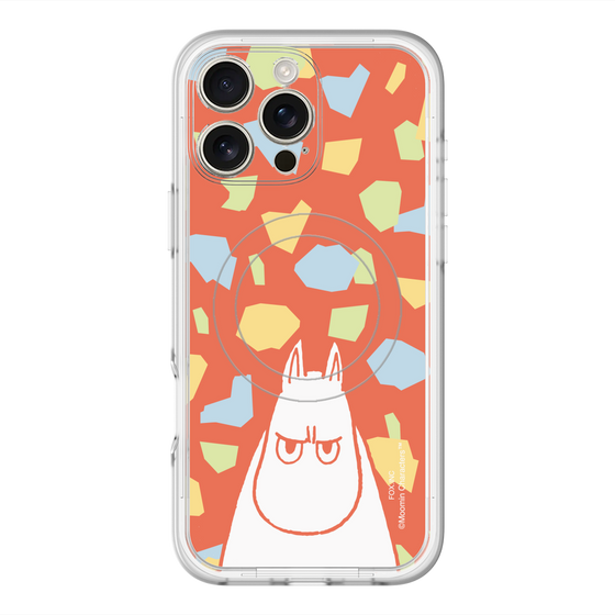 スリムプロテクションプレミアムケース with MagSafe［ MOOMIN - Angry face - color ］