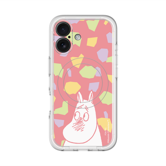 スリムプロテクションプレミアムケース with MagSafe［ MOOMIN - Blushing face - color ］