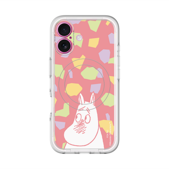スリムプロテクションプレミアムケース with MagSafe［ MOOMIN - Blushing face - color ］
