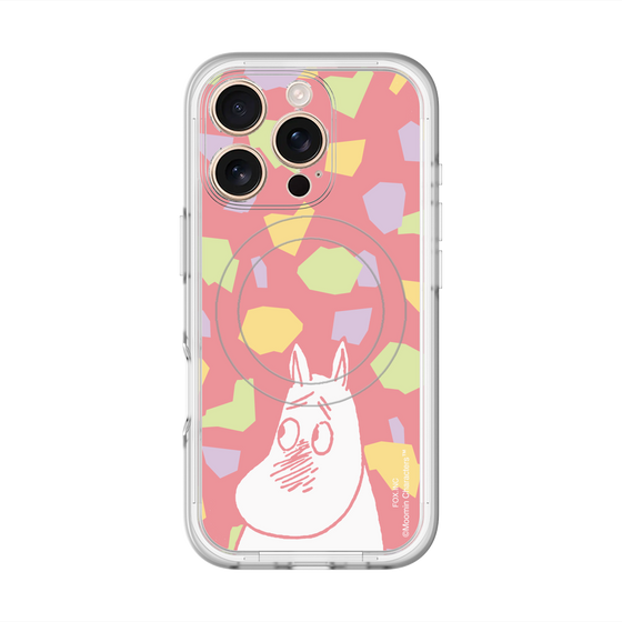 スリムプロテクションプレミアムケース with MagSafe［ MOOMIN - Blushing face - color ］