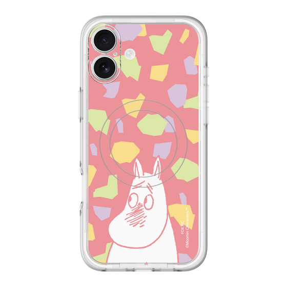 スリムプロテクションプレミアムケース with MagSafe［ MOOMIN - Blushing face - color ］