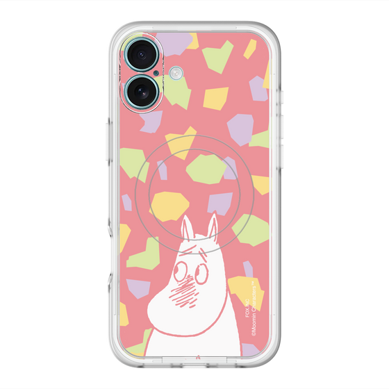 スリムプロテクションプレミアムケース with MagSafe［ MOOMIN - Blushing face - color ］