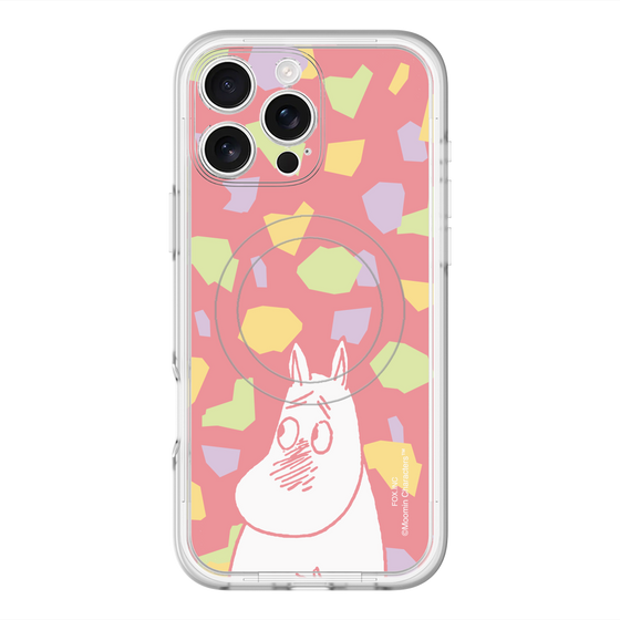 スリムプロテクションプレミアムケース with MagSafe［ MOOMIN - Blushing face - color ］