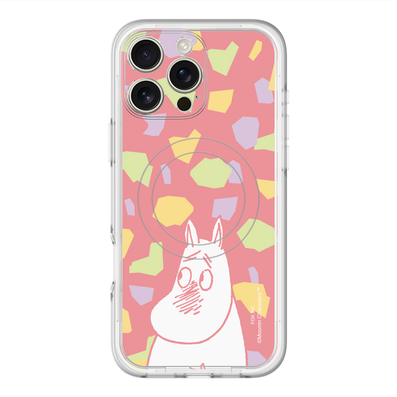 スリムプロテクションプレミアムケース with MagSafe［ MOOMIN - Blushing face - color ］