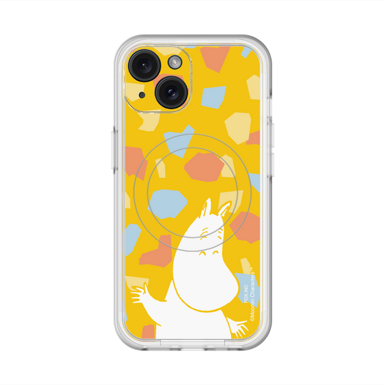 スリムプロテクションプレミアムケース with MagSafe［ MOOMIN - Happy face - color ］