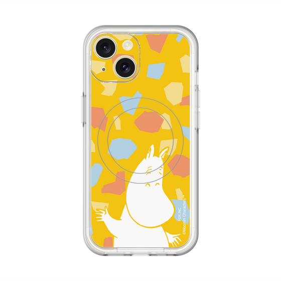 スリムプロテクションプレミアムケース with MagSafe［ MOOMIN - Happy face - color ］