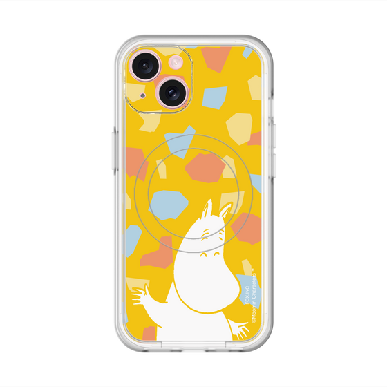 スリムプロテクションプレミアムケース with MagSafe［ MOOMIN - Happy face - color ］