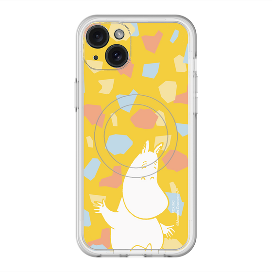スリムプロテクションプレミアムケース with MagSafe［ MOOMIN - Happy face - color ］