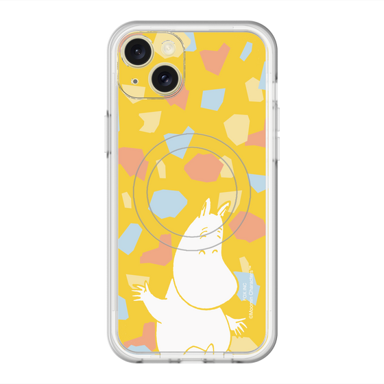 スリムプロテクションプレミアムケース with MagSafe［ MOOMIN - Happy face - color ］