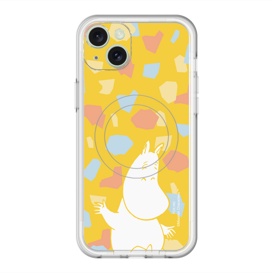 スリムプロテクションプレミアムケース with MagSafe［ MOOMIN - Happy face - color ］