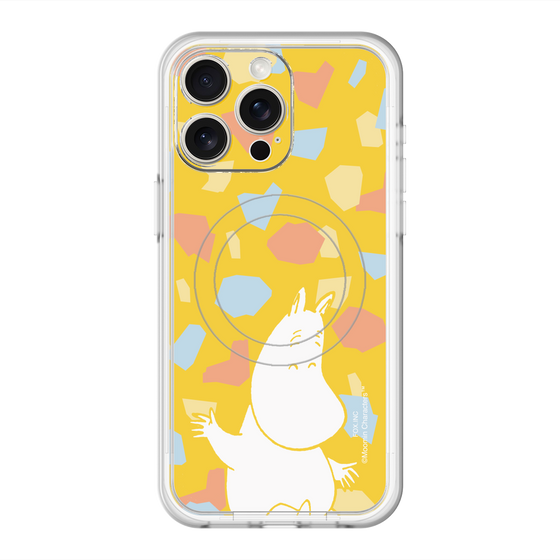 スリムプロテクションプレミアムケース with MagSafe［ MOOMIN - Happy face - color ］