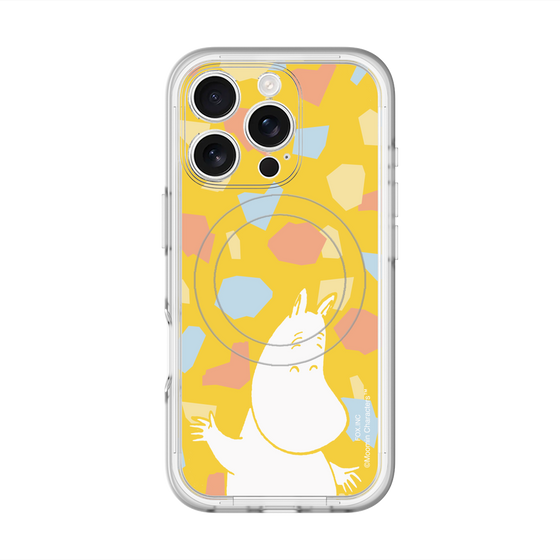 スリムプロテクションプレミアムケース with MagSafe［ MOOMIN - Happy face - color ］