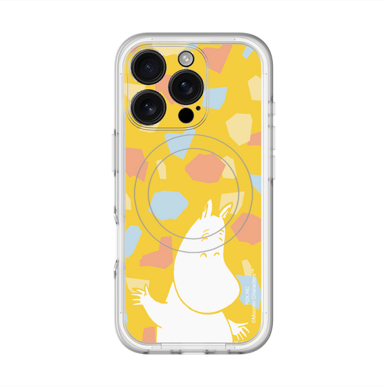 スリムプロテクションプレミアムケース with MagSafe［ MOOMIN - Happy face - color ］