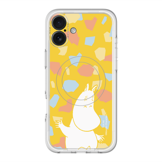 スリムプロテクションプレミアムケース with MagSafe［ MOOMIN - Happy face - color ］