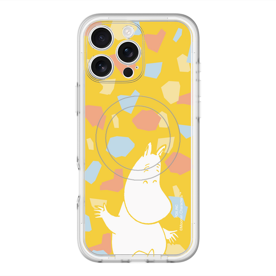 スリムプロテクションプレミアムケース with MagSafe［ MOOMIN - Happy face - color ］