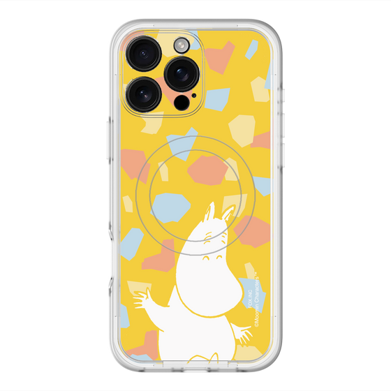 スリムプロテクションプレミアムケース with MagSafe［ MOOMIN - Happy face - color ］