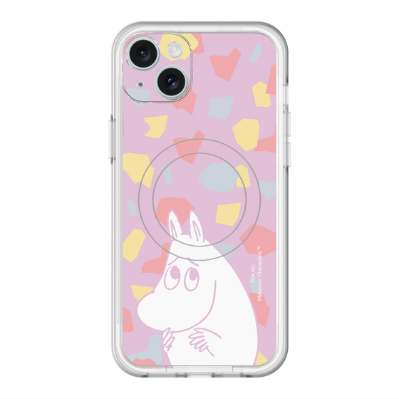 スリムプロテクションプレミアムケース with MagSafe［ MOOMIN - Fearful face - color ］
