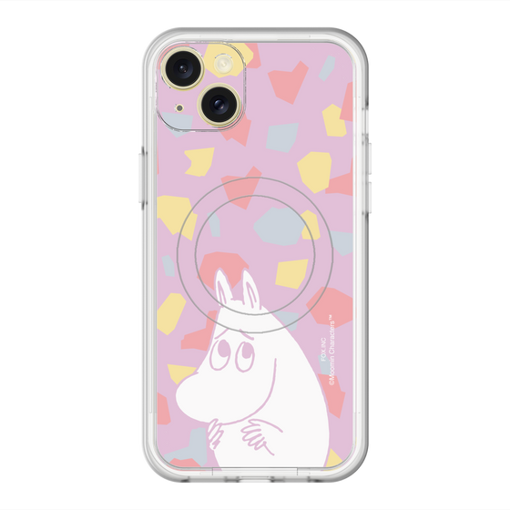 スリムプロテクションプレミアムケース with MagSafe［ MOOMIN - Fearful face - color ］