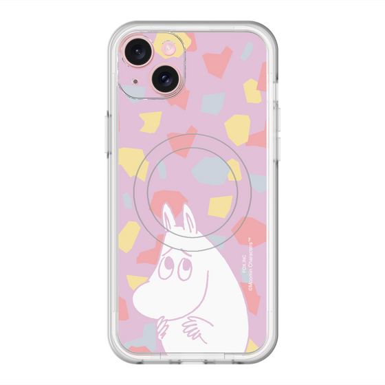スリムプロテクションプレミアムケース with MagSafe［ MOOMIN - Fearful face - color ］