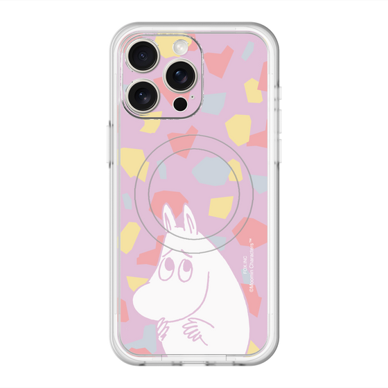 スリムプロテクションプレミアムケース with MagSafe［ MOOMIN - Fearful face - color ］