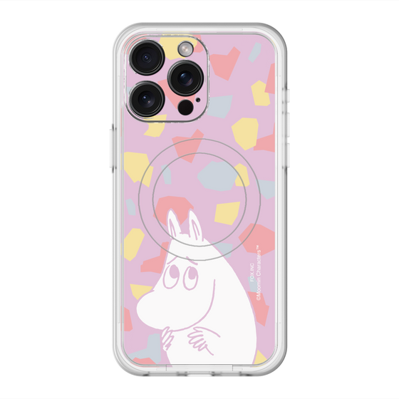 スリムプロテクションプレミアムケース with MagSafe［ MOOMIN - Fearful face - color ］