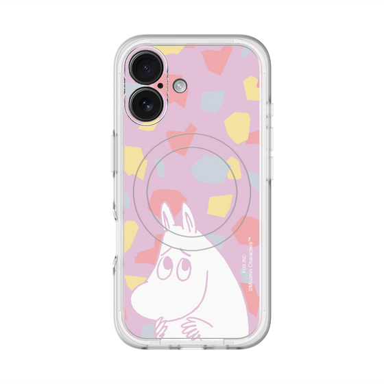 スリムプロテクションプレミアムケース with MagSafe［ MOOMIN - Fearful face - color ］
