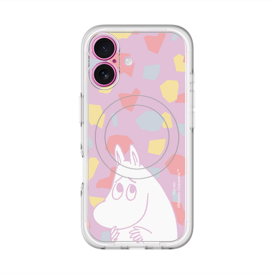 スリムプロテクションプレミアムケース with MagSafe［ MOOMIN - Fearful face - color ］