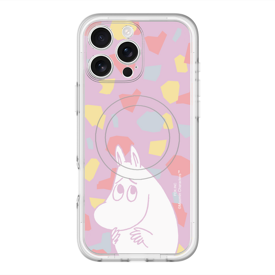 スリムプロテクションプレミアムケース with MagSafe［ MOOMIN - Fearful face - color ］