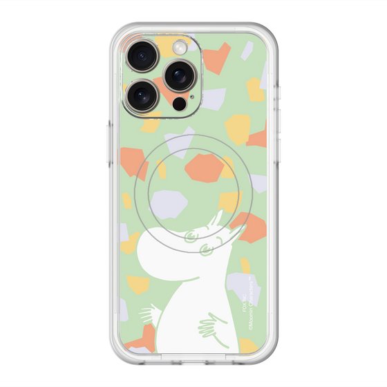 スリムプロテクションプレミアムケース with MagSafe［ MOOMIN - Sparkling face - color ］