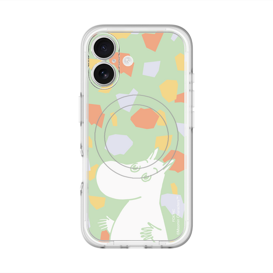 スリムプロテクションプレミアムケース with MagSafe［ MOOMIN - Sparkling face - color ］