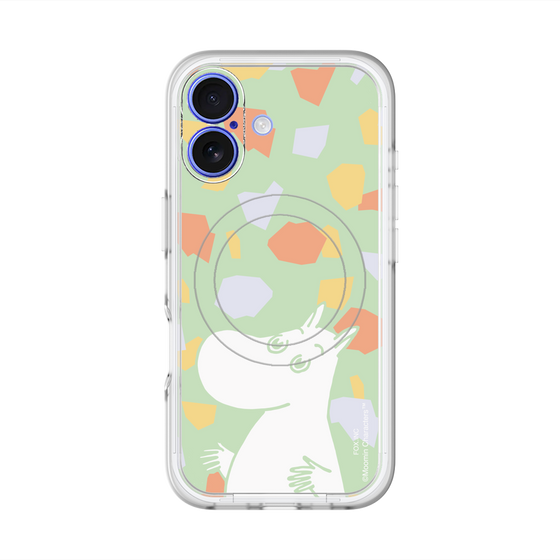 スリムプロテクションプレミアムケース with MagSafe［ MOOMIN - Sparkling face - color ］