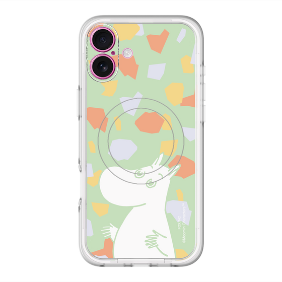 スリムプロテクションプレミアムケース with MagSafe［ MOOMIN - Sparkling face - color ］