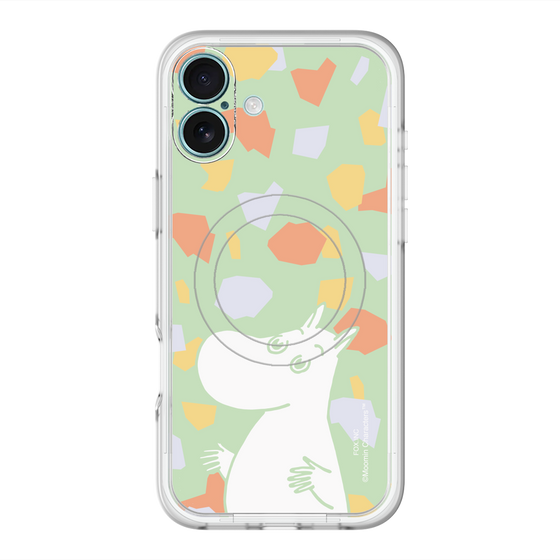 スリムプロテクションプレミアムケース with MagSafe［ MOOMIN - Sparkling face - color ］