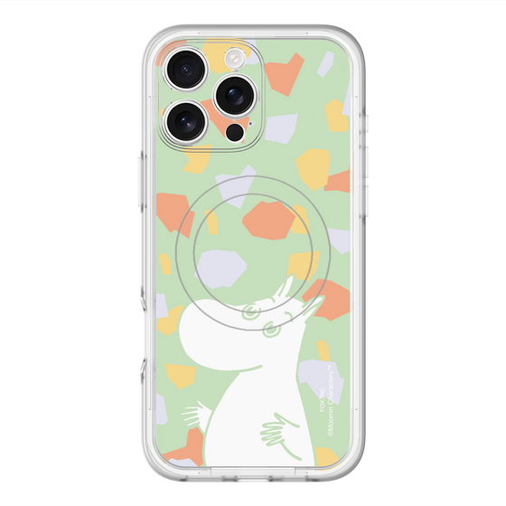 スリムプロテクションプレミアムケース with MagSafe［ MOOMIN - Sparkling face - color ］