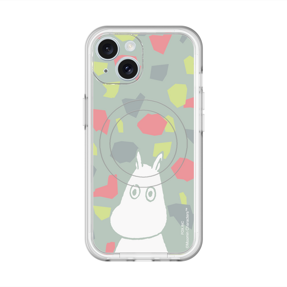 スリムプロテクションプレミアムケース with MagSafe［ MOOMIN - Troubled face - color ］