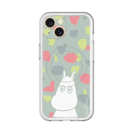 スリムプロテクションプレミアムケース with MagSafe［ MOOMIN - Troubled face - color ］
