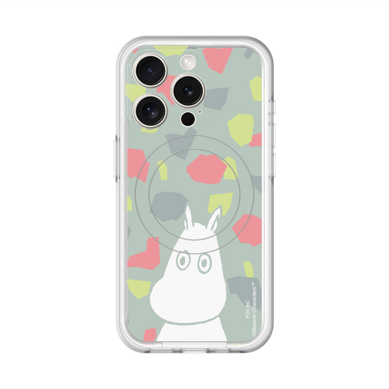 スリムプロテクションプレミアムケース with MagSafe［ MOOMIN - Troubled face - color ］