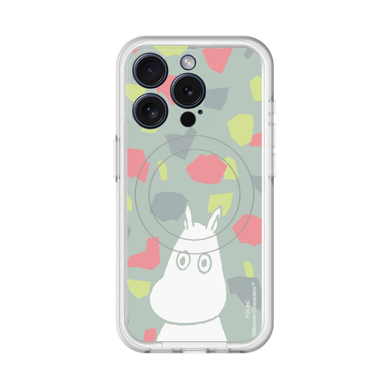 スリムプロテクションプレミアムケース with MagSafe［ MOOMIN - Troubled face - color ］
