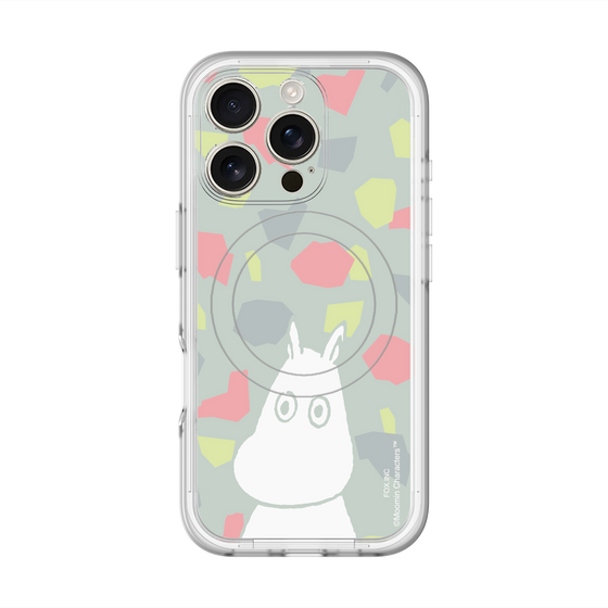 スリムプロテクションプレミアムケース with MagSafe［ MOOMIN - Troubled face - color ］