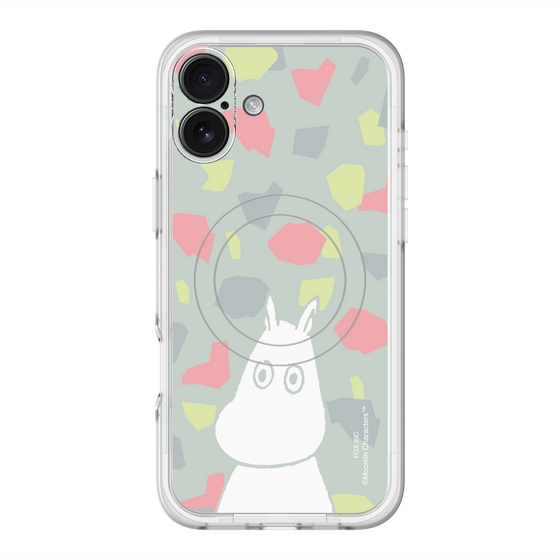 スリムプロテクションプレミアムケース with MagSafe［ MOOMIN - Troubled face - color ］