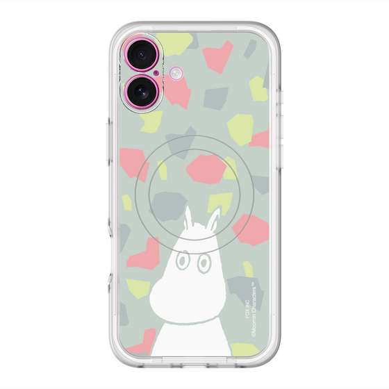 スリムプロテクションプレミアムケース with MagSafe［ MOOMIN - Troubled face - color ］