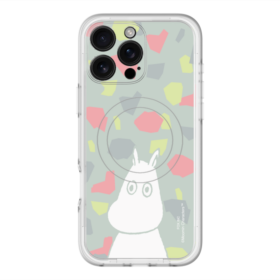 スリムプロテクションプレミアムケース with MagSafe［ MOOMIN - Troubled face - color ］