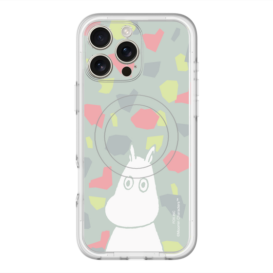 スリムプロテクションプレミアムケース with MagSafe［ MOOMIN - Troubled face - color ］