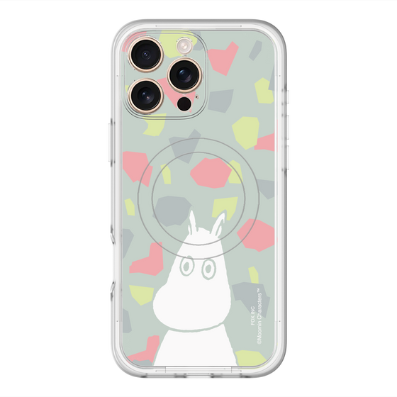 スリムプロテクションプレミアムケース with MagSafe［ MOOMIN - Troubled face - color ］