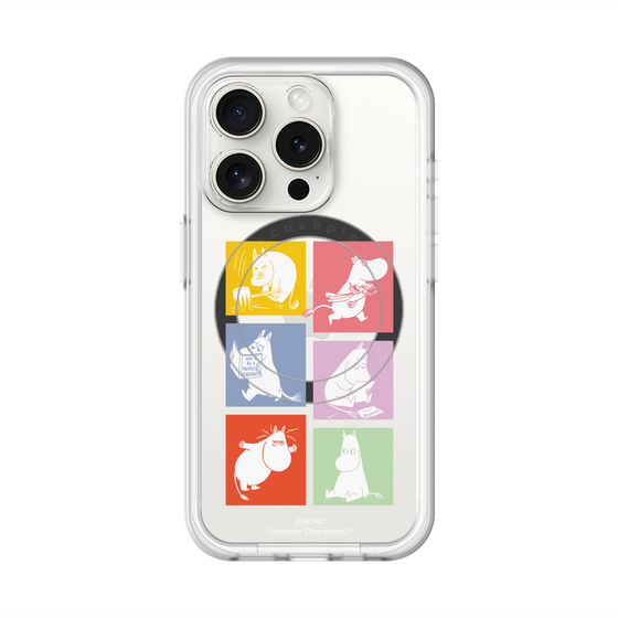 スリムプロテクションプレミアムケース with MagSafe［ MOOMIN - MOOMIN/B ］